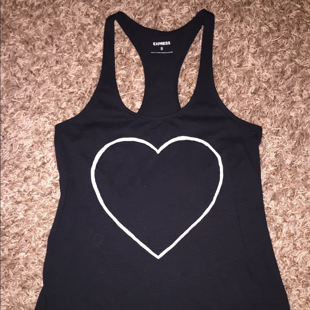 Black Express tank top